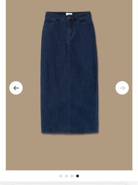 Denim Midi/Maxi Skirt